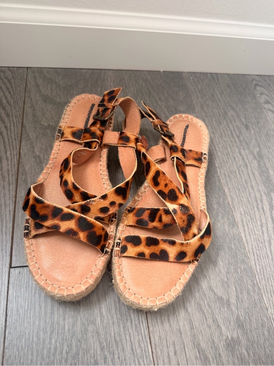 Madewell Shoes - Madewell Leopard Print Espadrille Sandals - Brown/Black